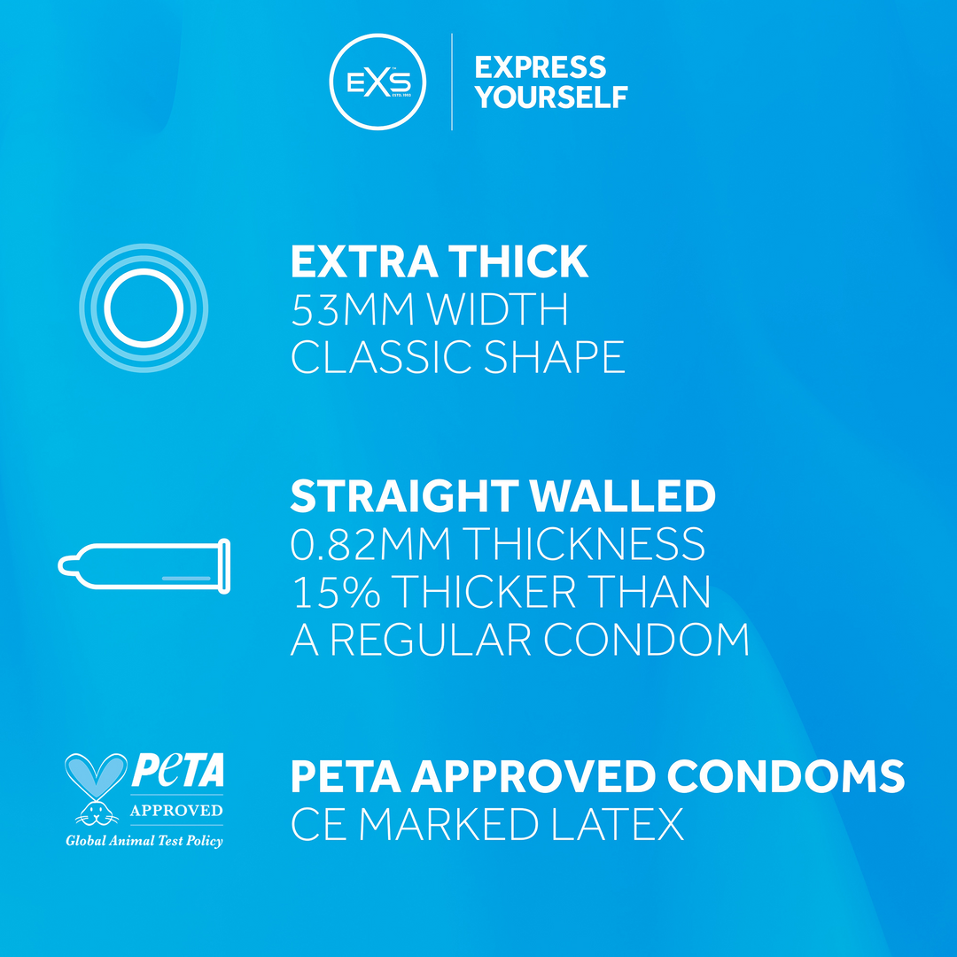 EXS Extra Thick - Kondome - 144 Stück