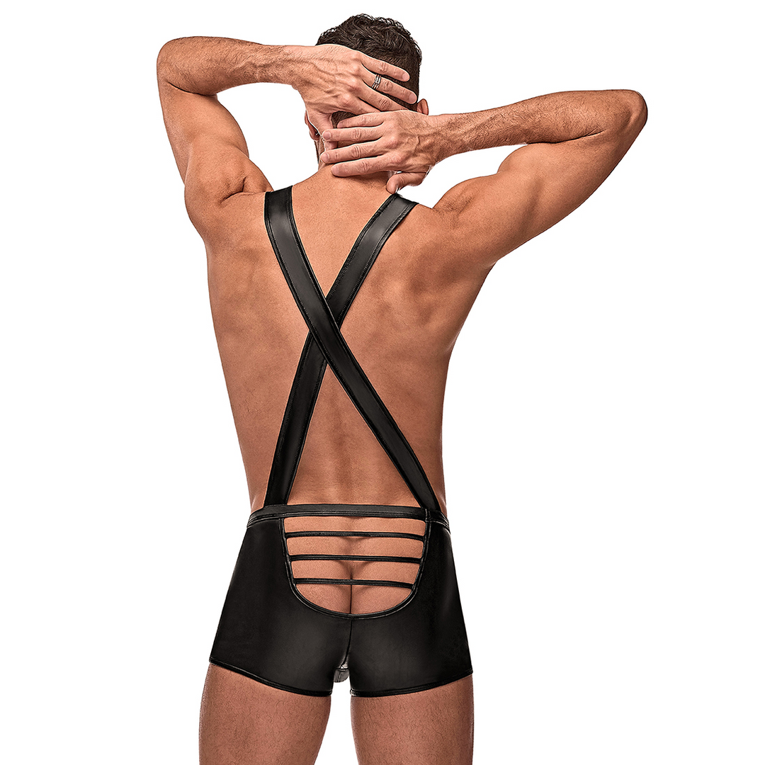 Rücken-Singlet - L/XL - Schwarz