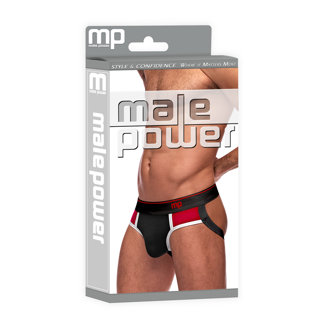 Panel Jock - L/XL - Schwarz/Rot