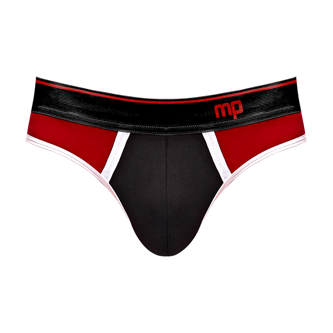 Panel Jock - L/XL - Schwarz/Rot