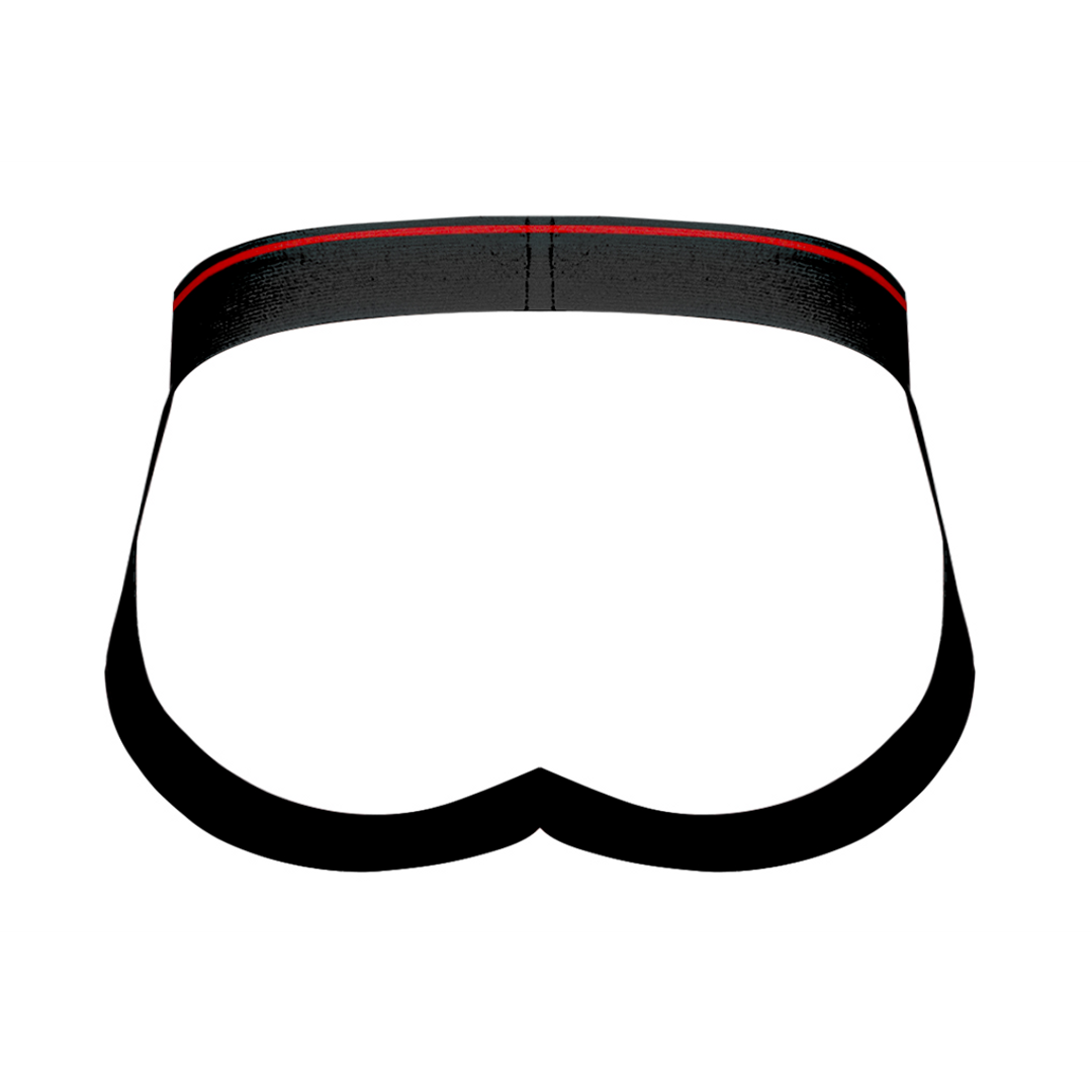 Panel Jock - L/XL - Schwarz/Rot