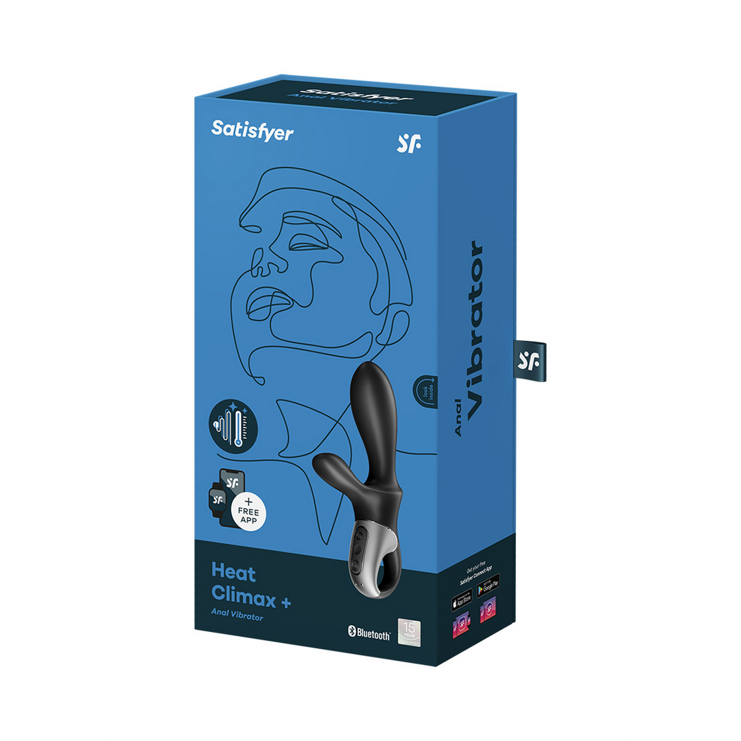 Heat Climax - Warming Anal Vibrator - Schwarz