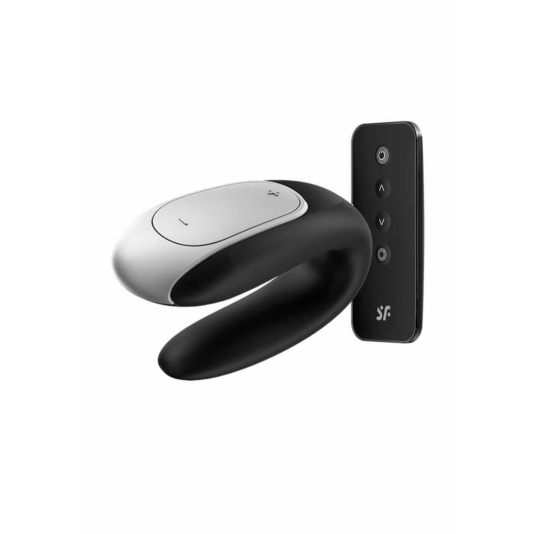 Doppelter Spaß - Partner-Vibrator - Schwarz