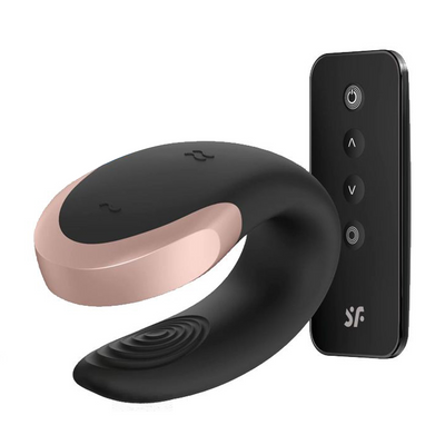 Doppeltes Liebe - Luxus Partner Vibrator - Schwarz