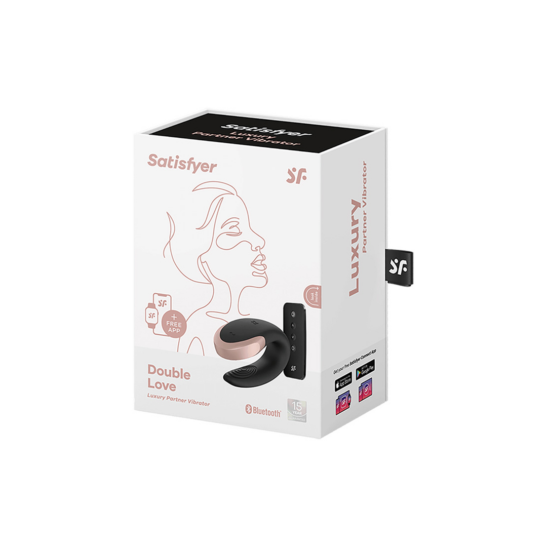 Doppeltes Liebe - Luxus Partner Vibrator - Schwarz