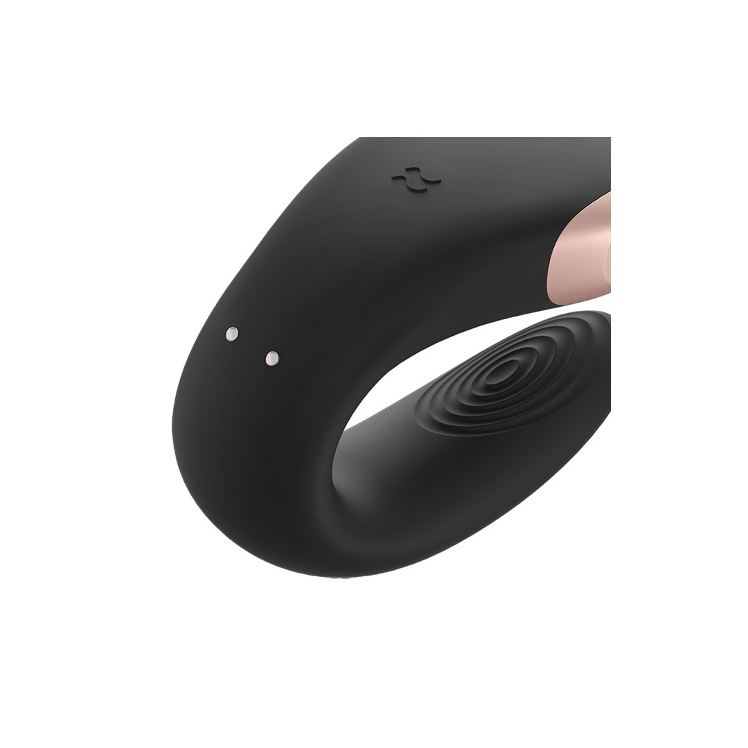Doppeltes Liebe - Luxus Partner Vibrator - Schwarz