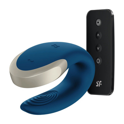 Doppeltes Liebe - Luxus Partner Vibrator - Blau
