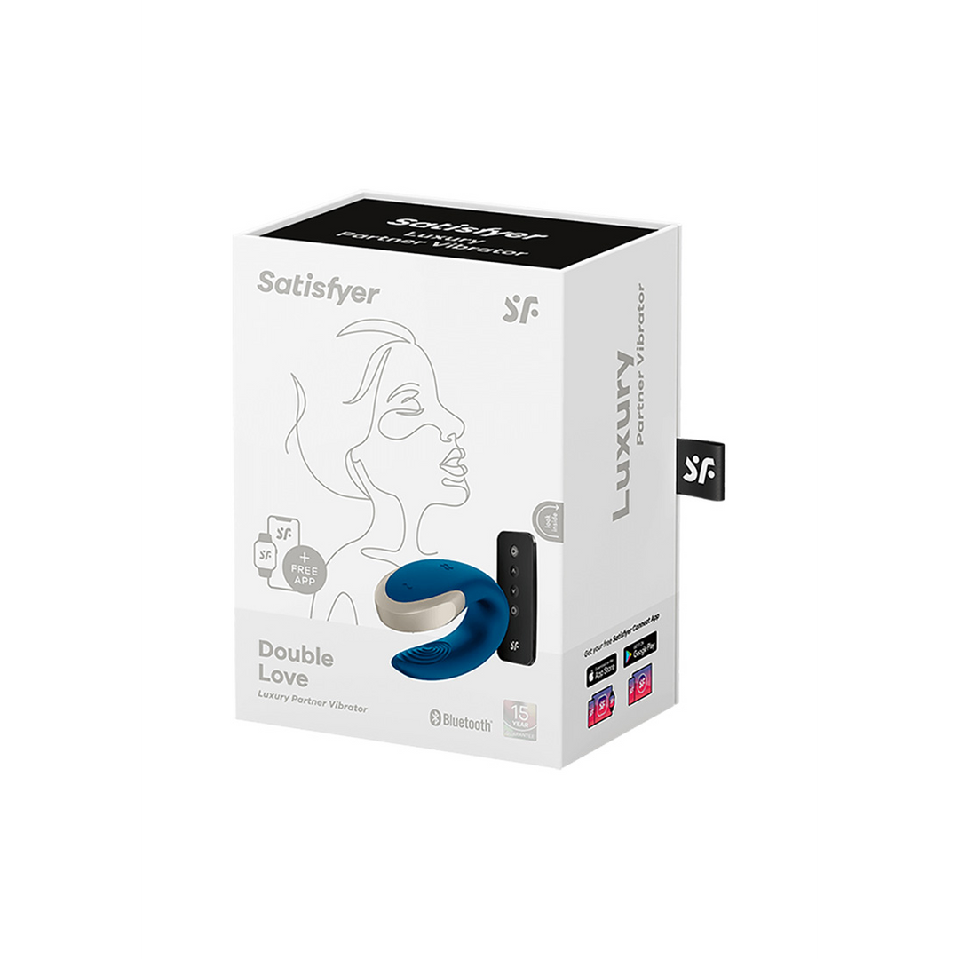 Doppeltes Liebe - Luxus Partner Vibrator - Blau
