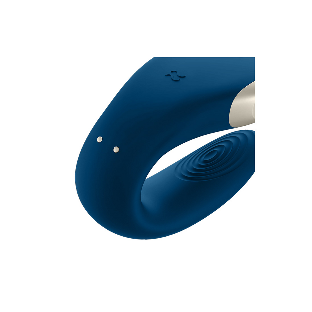 Doppeltes Liebe - Luxus Partner Vibrator - Blau