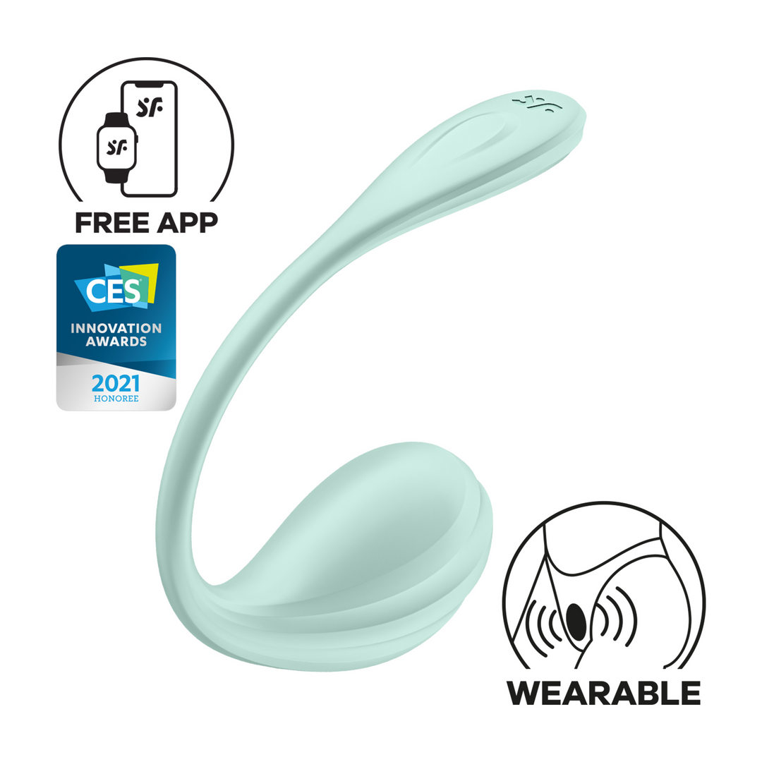 Smooth Petal Connect App - Tragbarer Paar-Vibrator - Mint