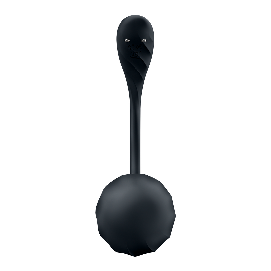 Rippelblüten-Connect-App - Tragbarer Paarvibrator - Schwarz