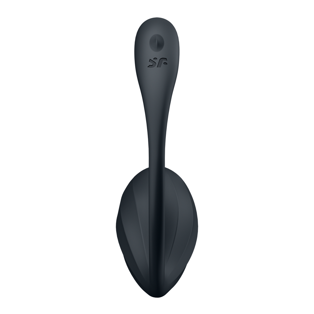 Rippelblüten-Connect-App - Tragbarer Paarvibrator - Schwarz