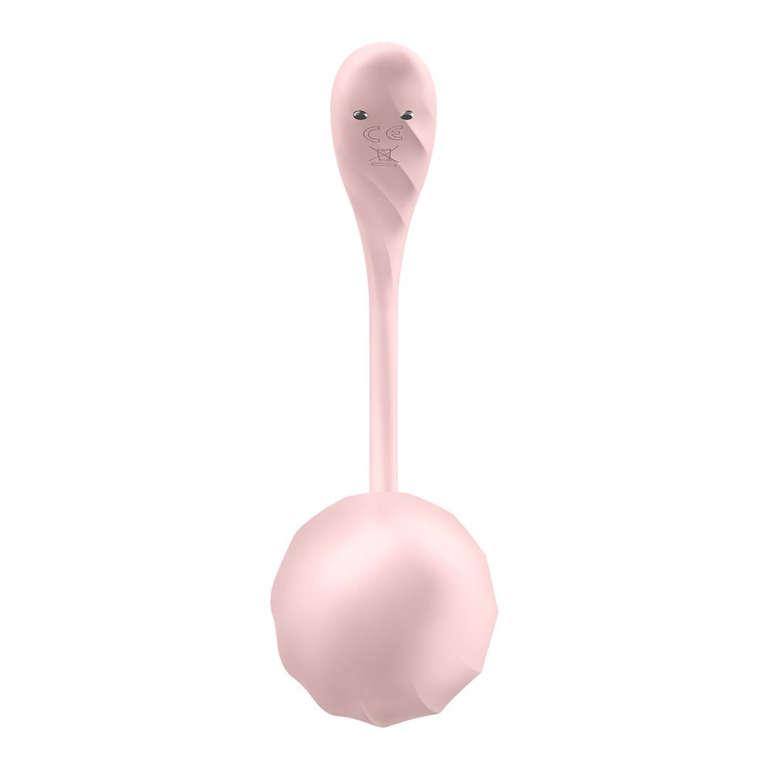 Ribbed Petal Connect App - Tragbarer Paar Vibrator - Rose