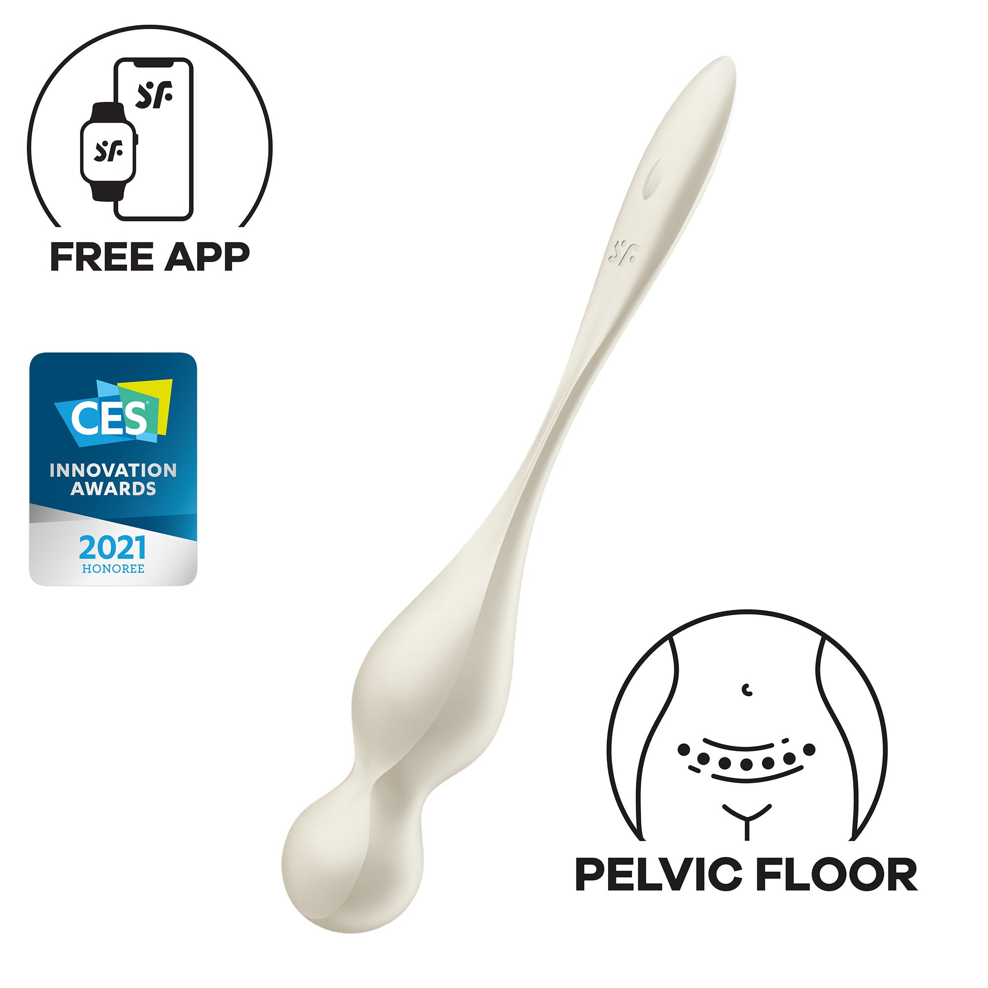 Love Birds 1 - Kegel-Übungen und G-Punkt-Stimulation - Weiß