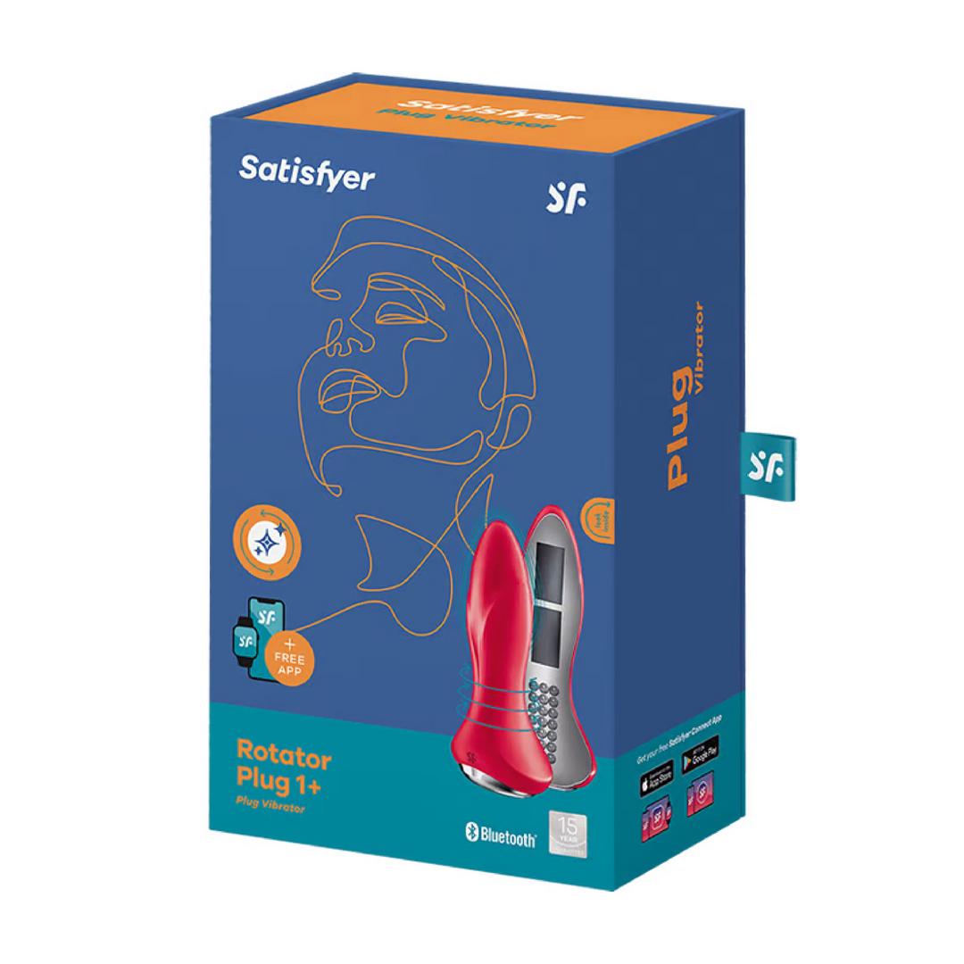 Rotar Plug 1Plus - Vibrierender Butt Plug mit App - Rot