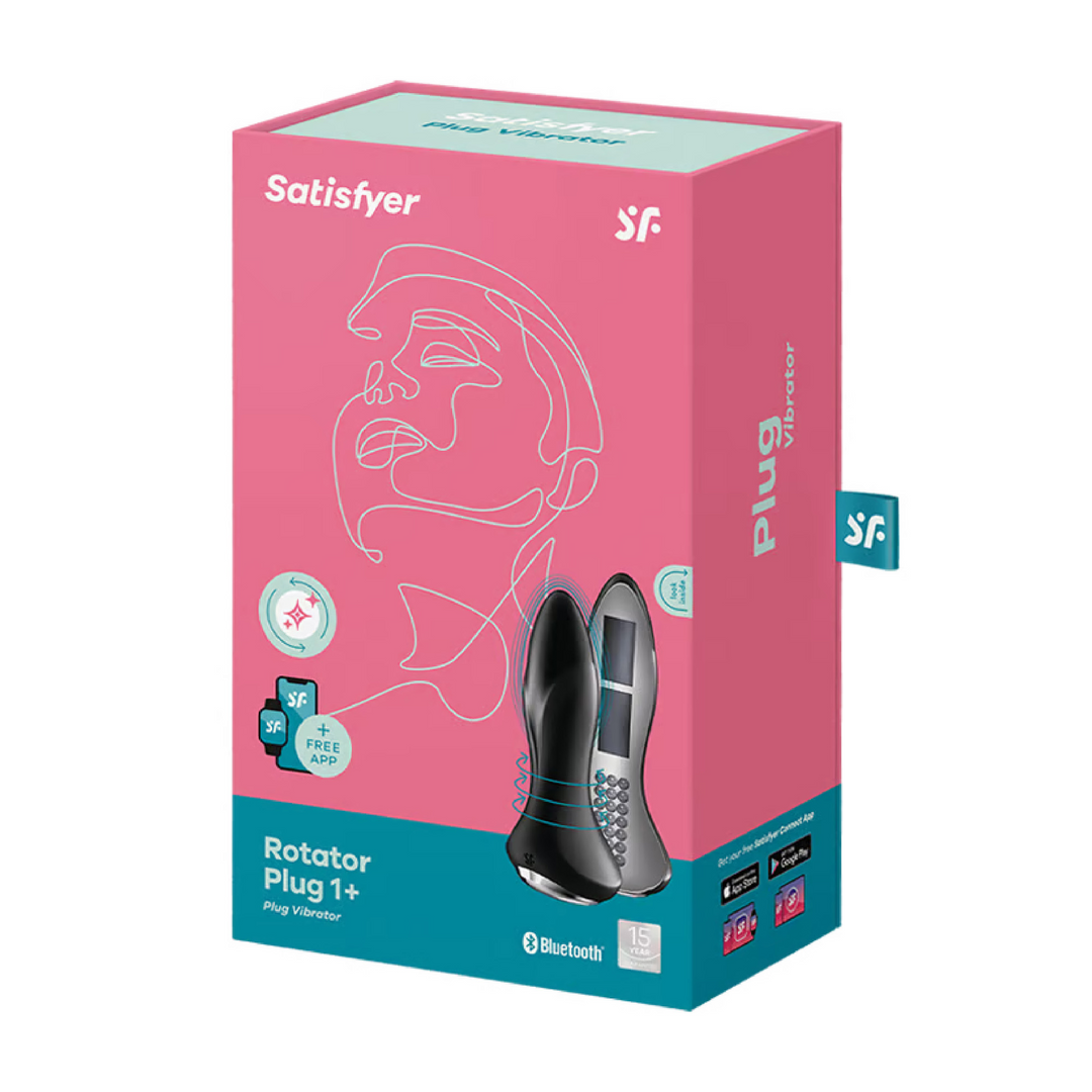 Rotar Plug 1Plus - Vibrierender Butt Plug mit App - Schwarz