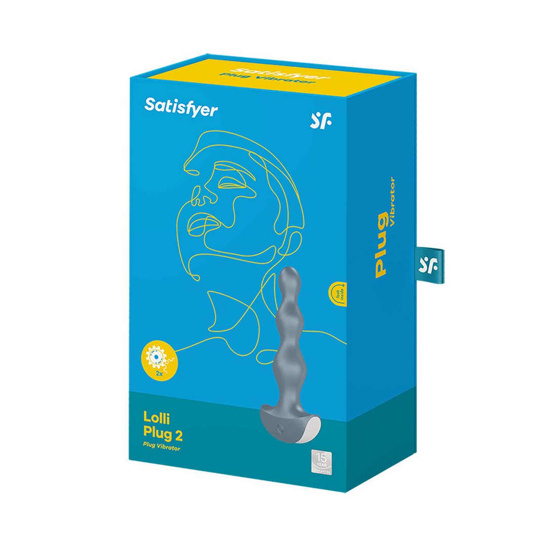 Lolli Plug 2 - Klassischer Vibrator - Eisblau
