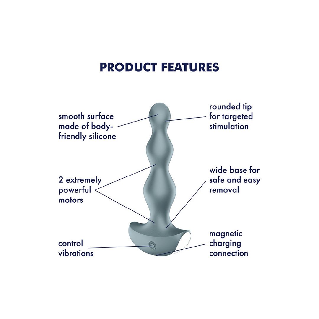 Lolli Plug 2 - Klassischer Vibrator - Eisblau