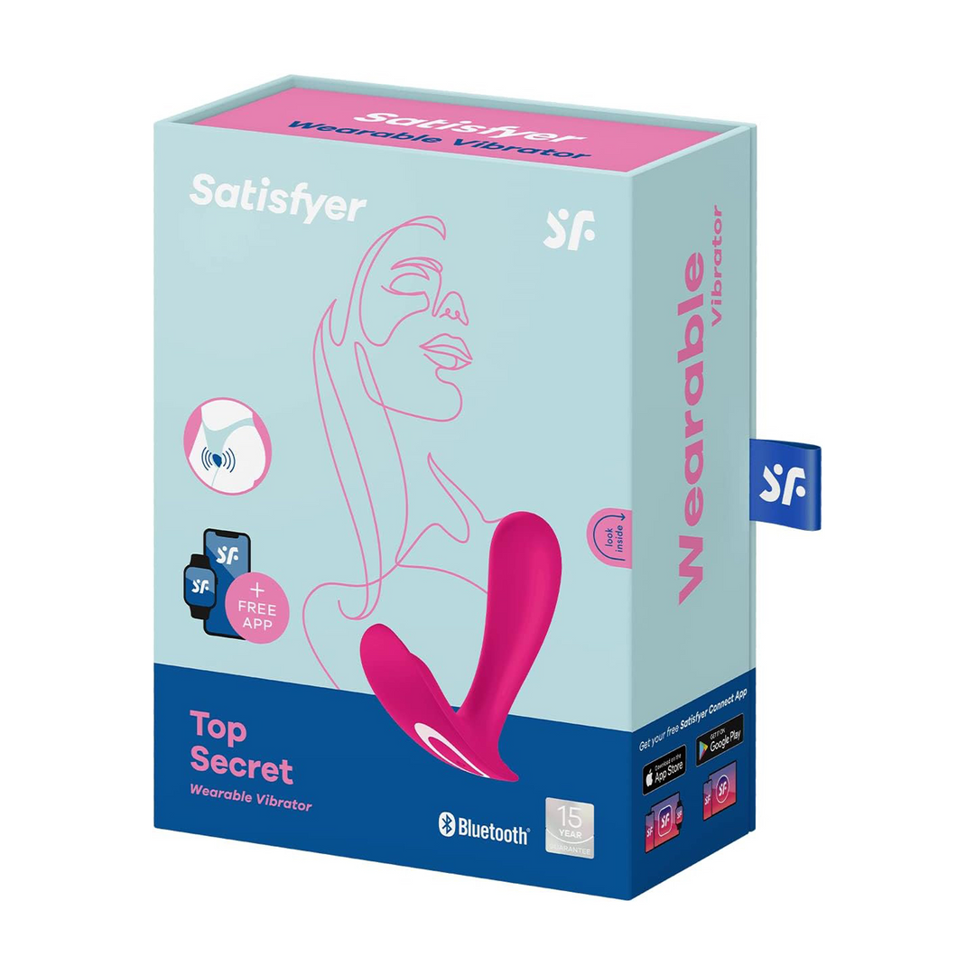 Top Secret - Tragbarer Panties Vibrator - Pink