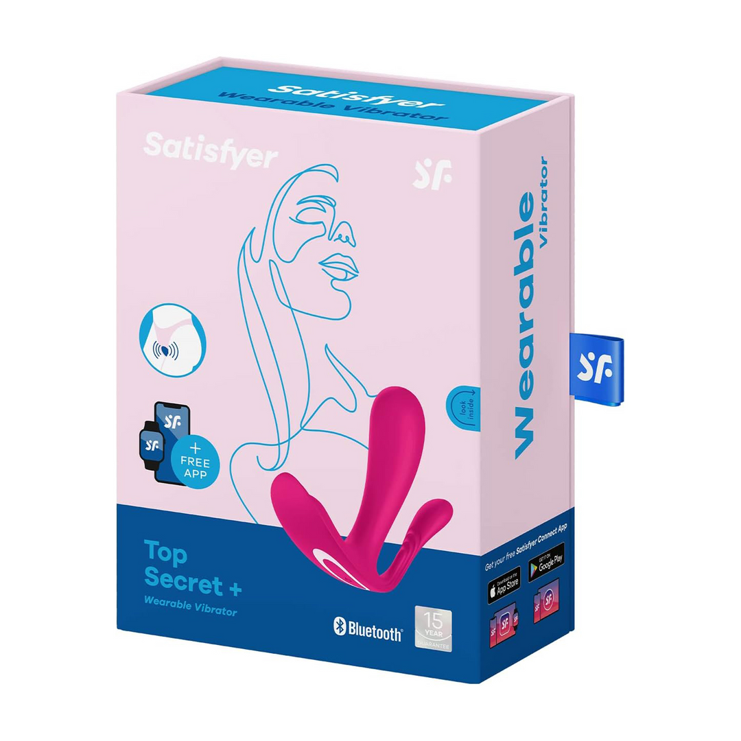 Top Secret Plus - Tragbarer Panties Vibrator - Pink
