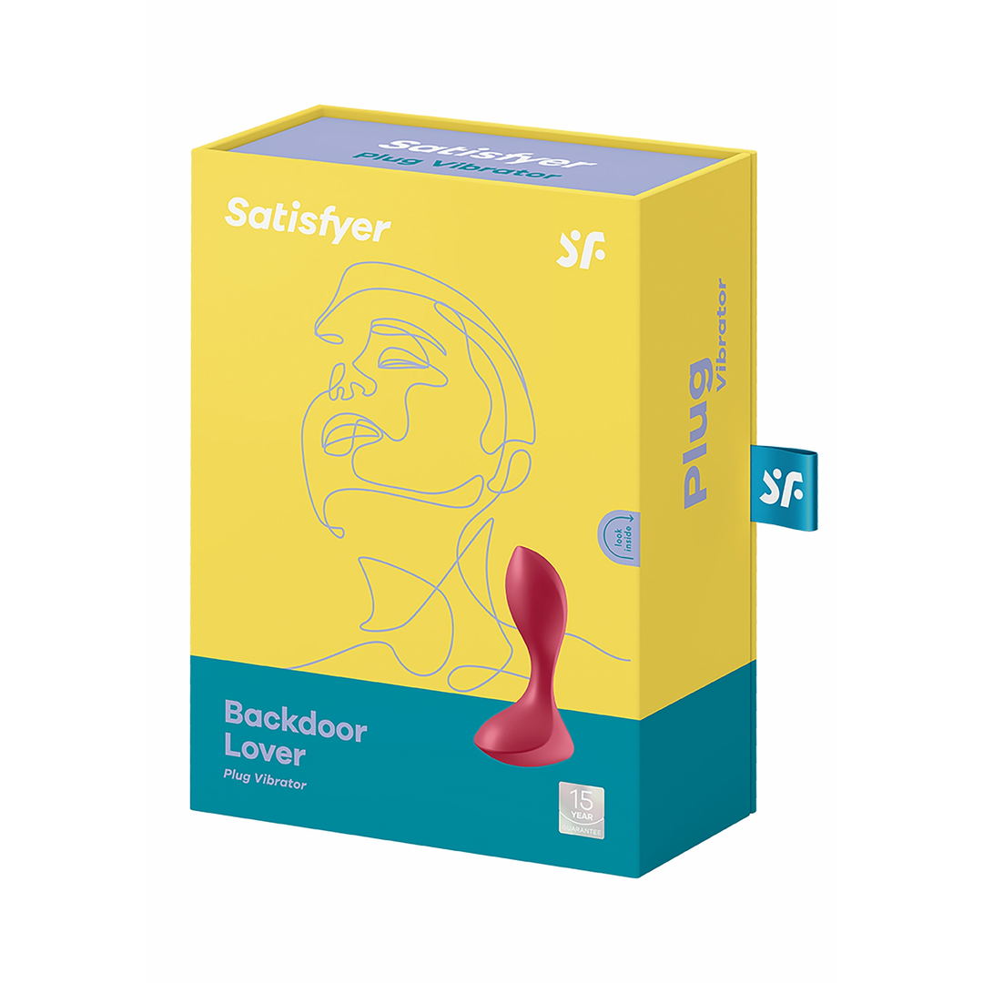 Backdoor Lover - Butt Plug Vibrator - Rot