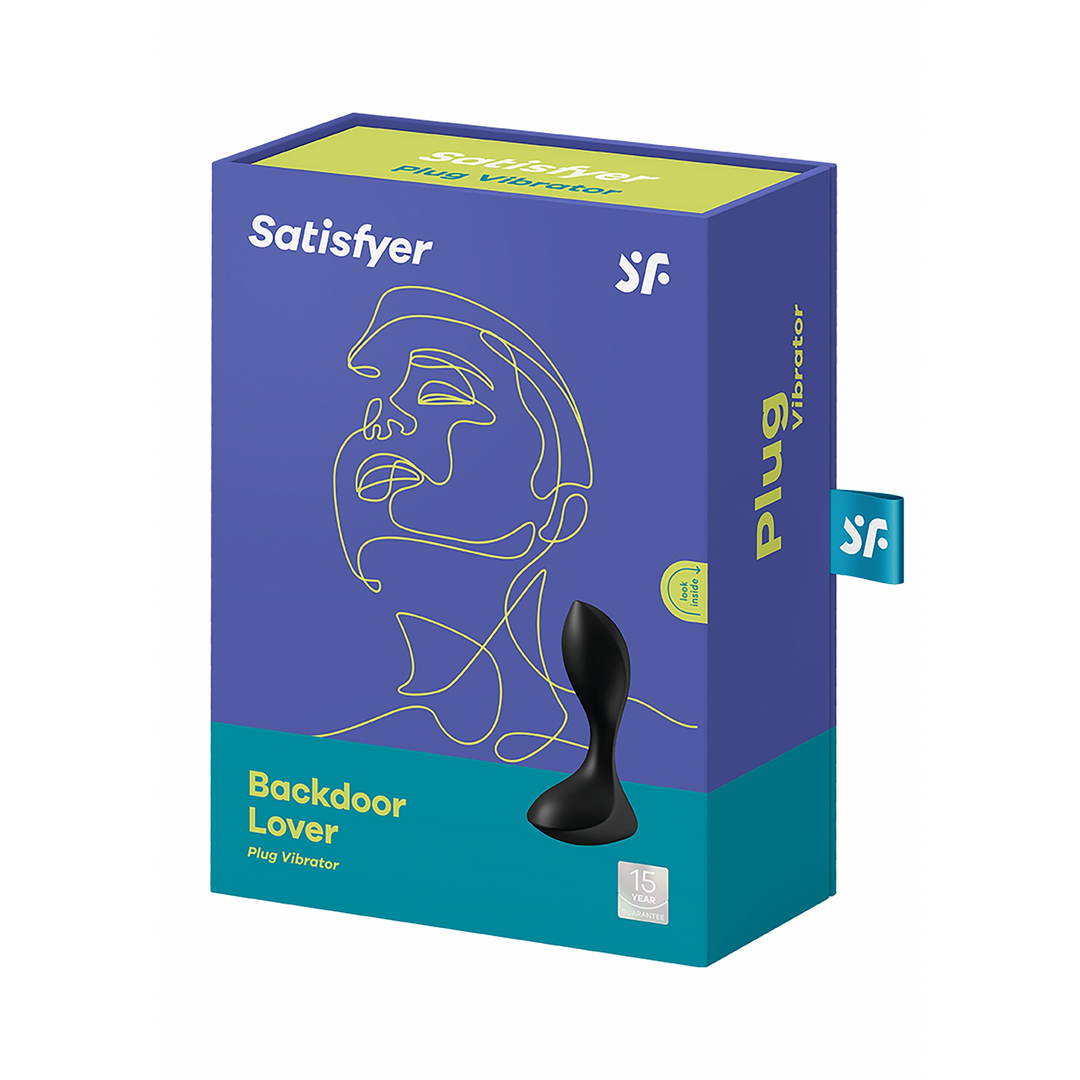 Backdoor Lover - Butt Plug Vibrator - Schwarz
