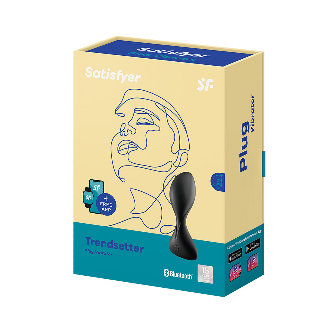 Trendsetter - Vibrating Butt Plug - Schwarz
