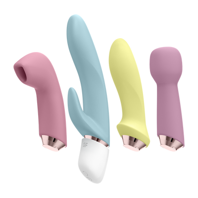 Marvelous Four - Vibrator mit verschiedenen Aufsätzen