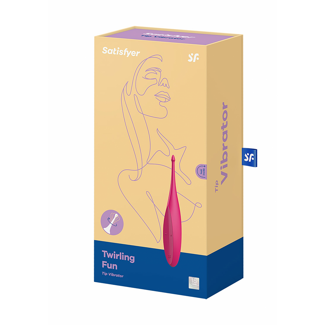 Drehender Spaß - Tipp Vibrator - Magenta