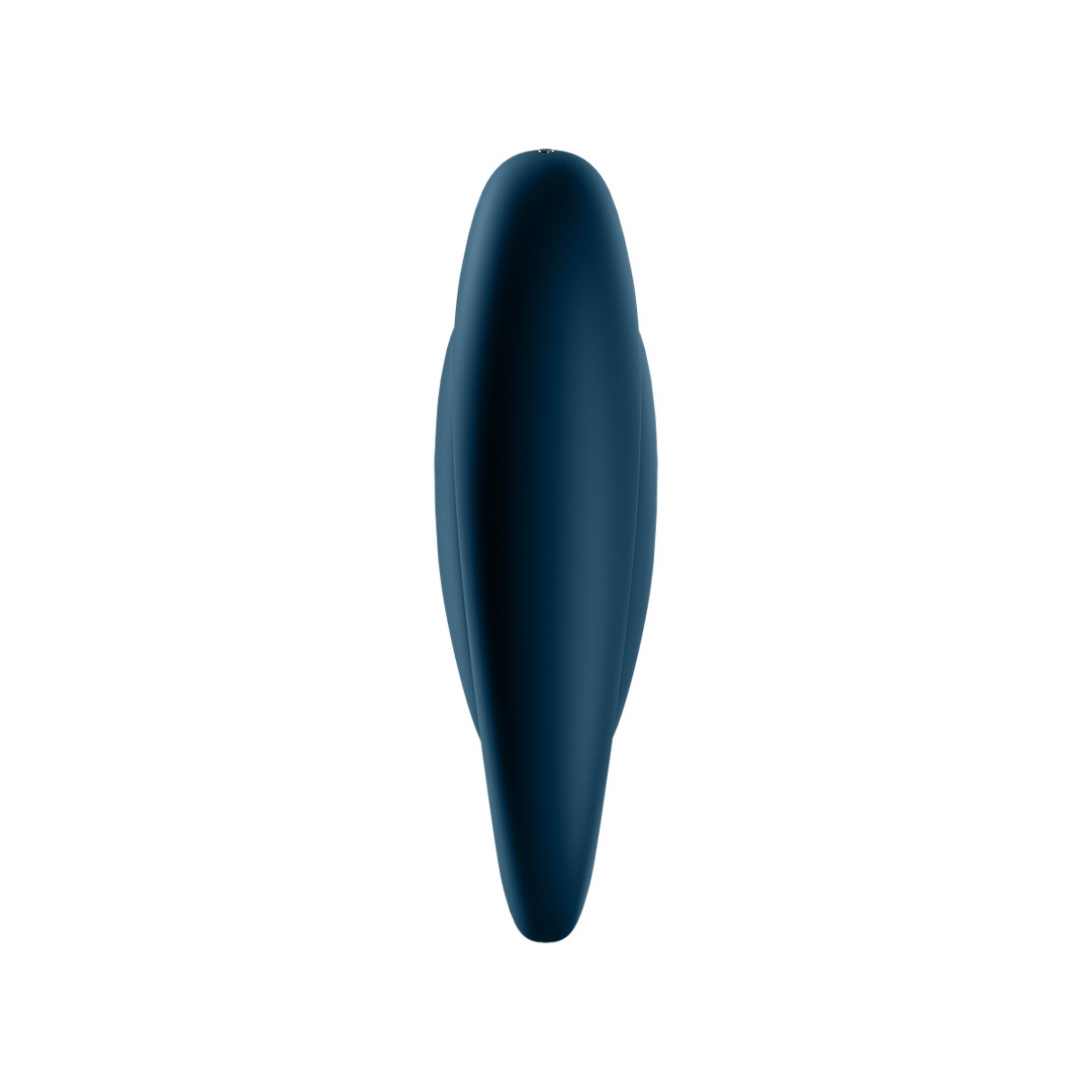 Glorious Duo Ring - Vibrating Cockring mit Doppelriemen - Dunkelblau