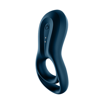 Episches Duo Ring - Doppelring Vibrationscockring - Dunkelblau