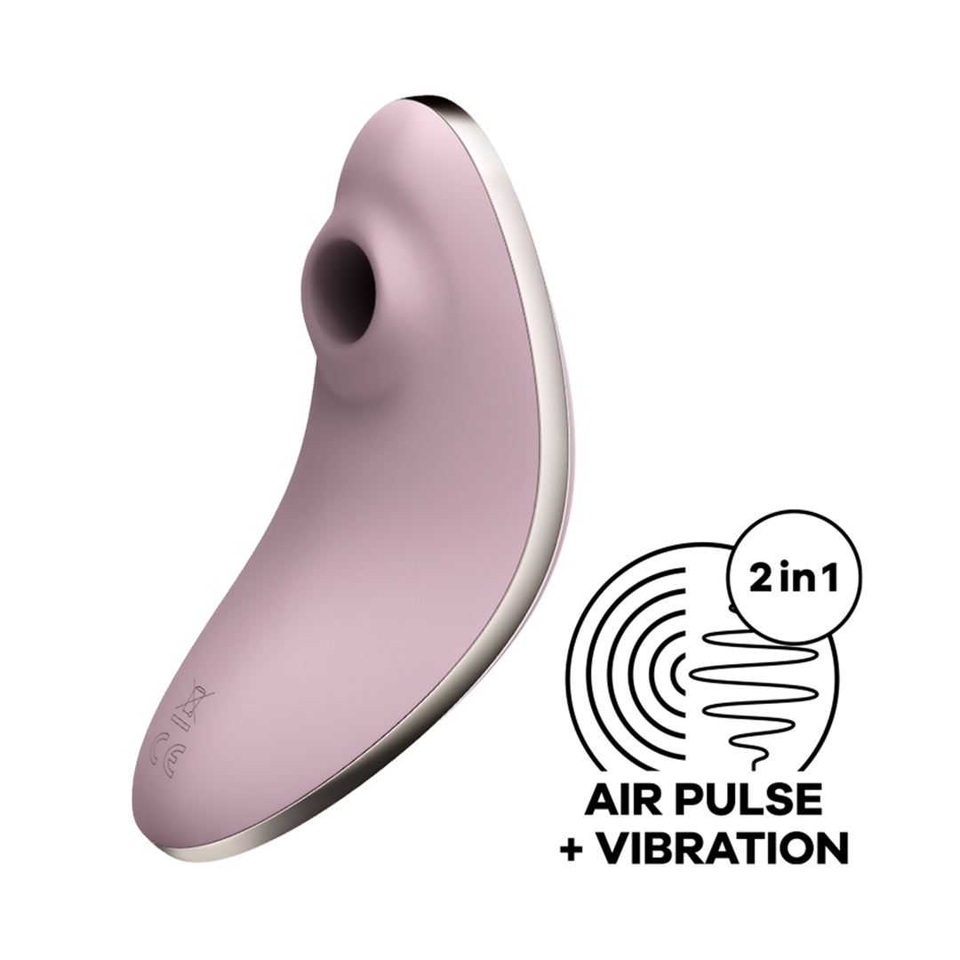 Vulva Lover 1 - Doppelter Luftdruck Vibrator - Violett