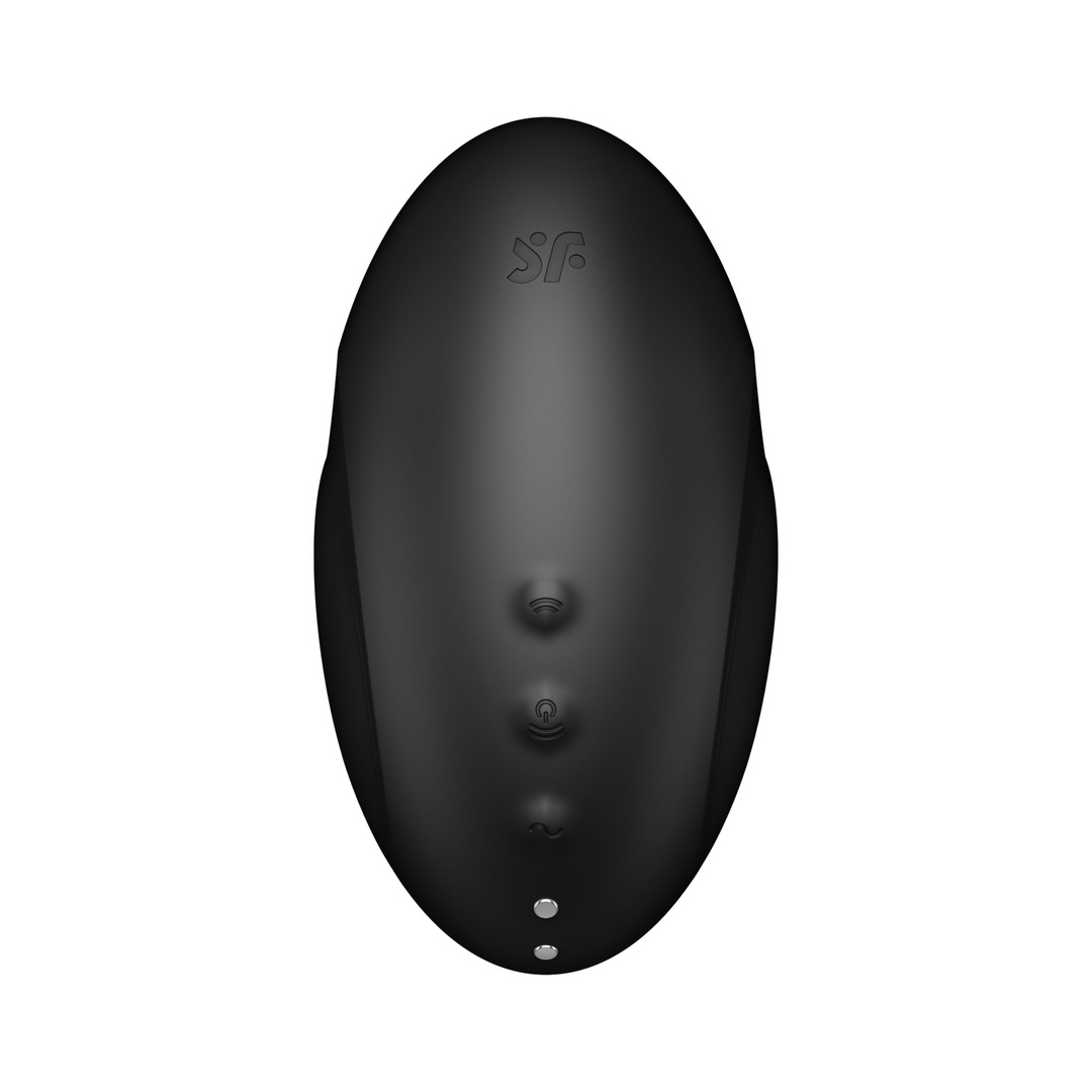 Vulva Lover 3 - Doppelter Luftdruck-Vibrator - Schwarz