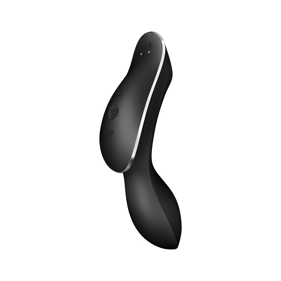 Curvy Trinity 2 - Einführbarer Luftdruckvibrator - Schwarz