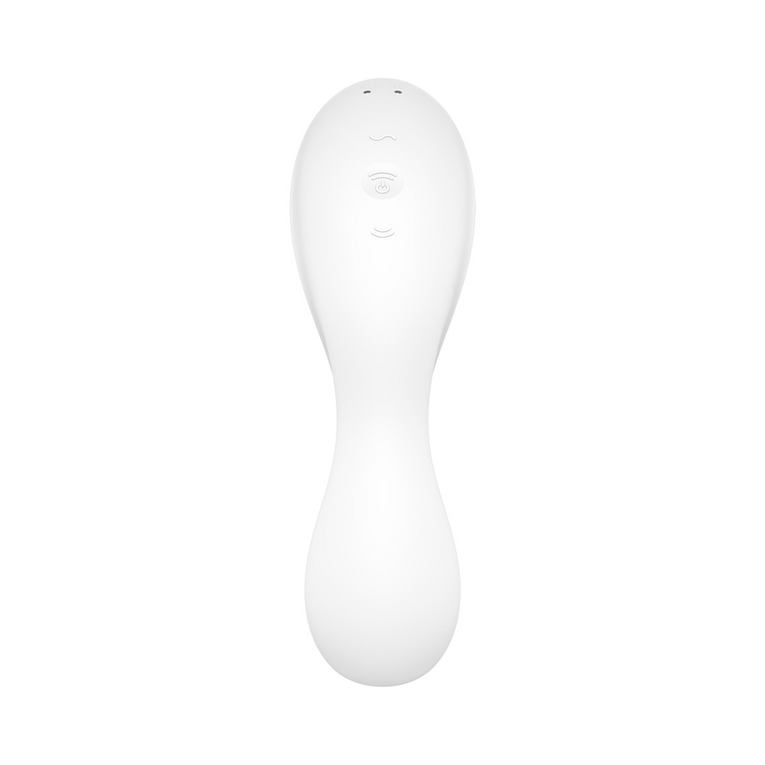 Curvy 5Plus - Air Pulse Stimulator und Vibration - Weiß