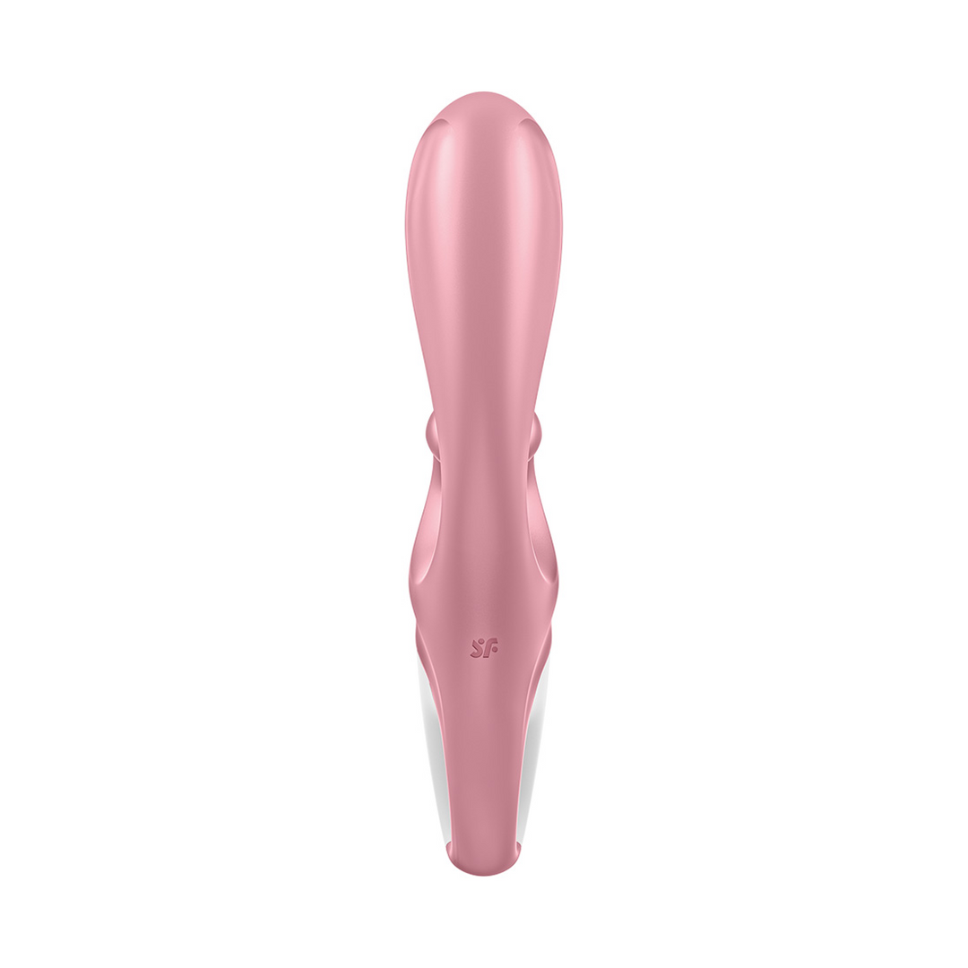 Umarm mich - Rabbit Vibrator mit Zungen-Spitze für Klitoris-Stimulation - Pink