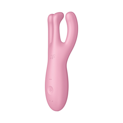 Threesome 4Plus - Lay-on Vibrator mit App - Pink
