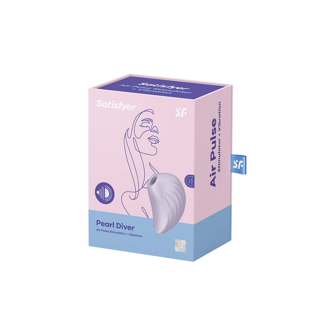 Perlen Taucher - Luftimpuls Stimulator - Violett