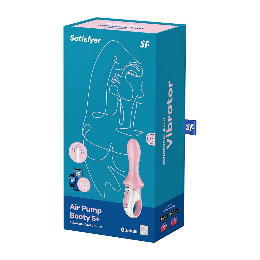 Luftpumpe Booty 5 - aufblasbarer Butt Plug - Rot