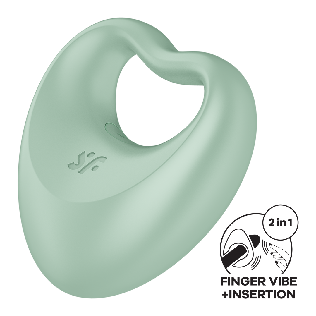 Perfekte Paar 3 - Hybrid Finger Vibrator - Grün