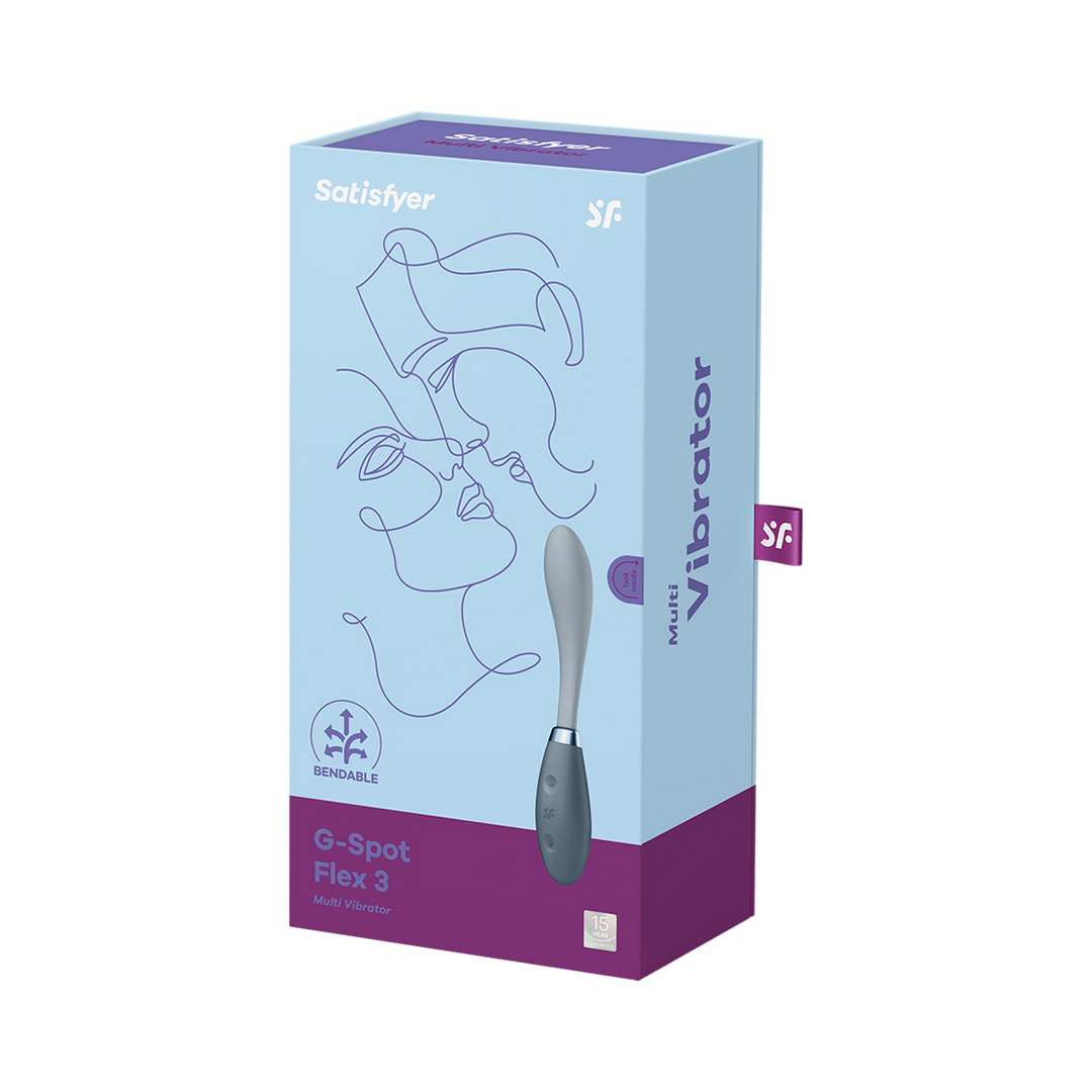 G-Spot Flex 3 - G-Spot Vibrator - Grau