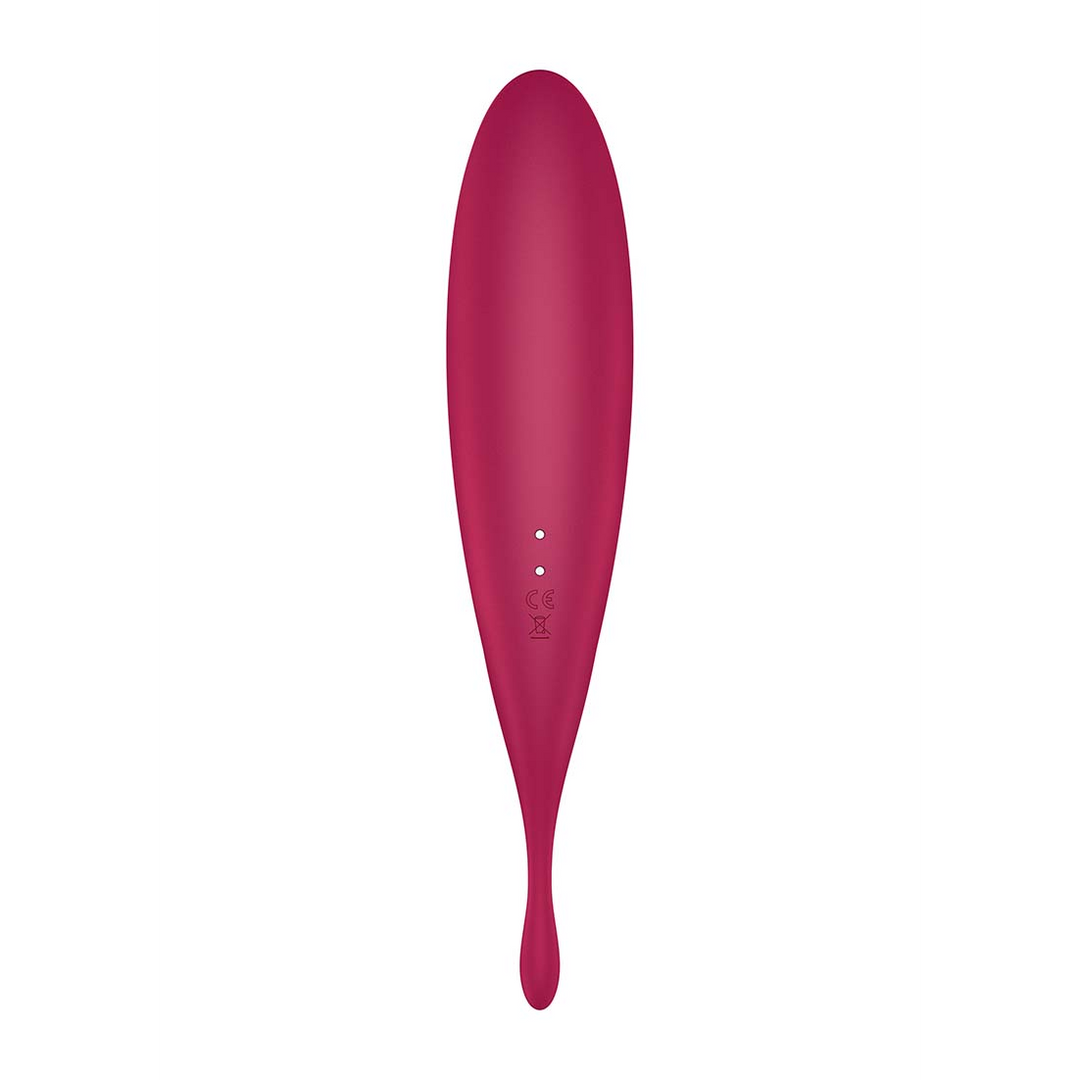 Twirling Pro - Tipp Vibrator mit App - Dunkelrot