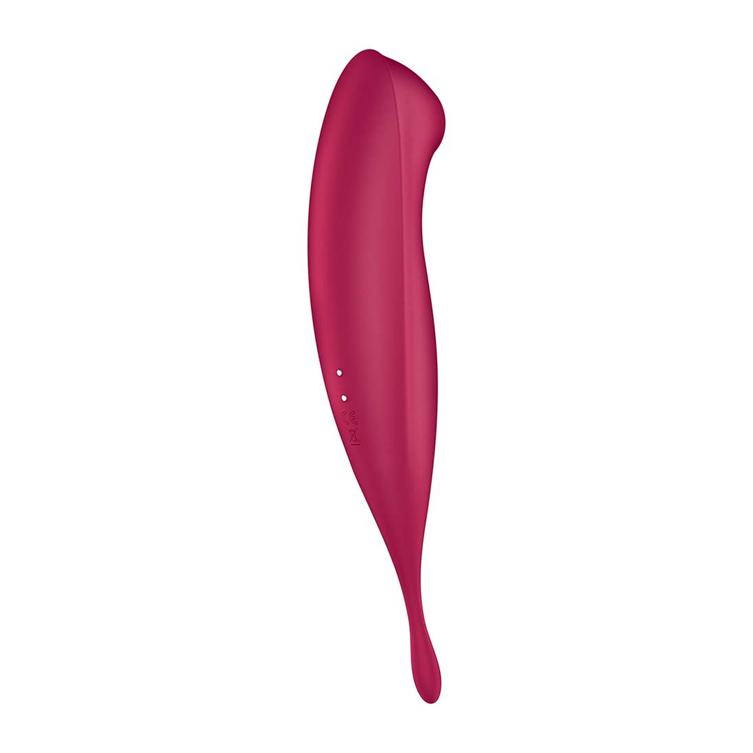 Twirling Pro - Tipp Vibrator mit App - Dunkelrot