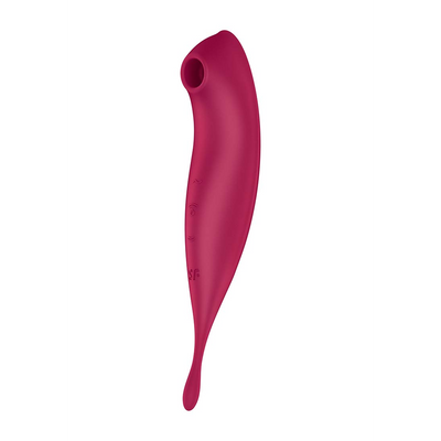 Twirling Pro - Tipp Vibrator mit App - Dunkelrot