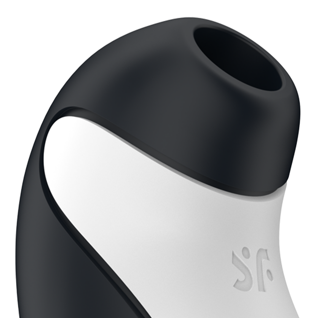 Orca - Luftimpulsstimulator und Vibrator - Schwarz/Weiß