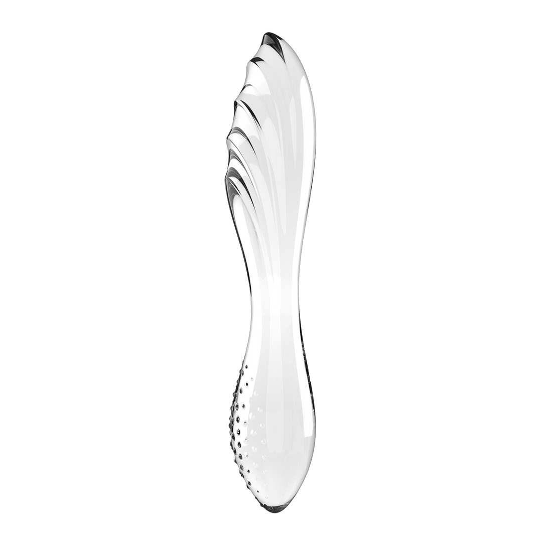 Blitzendes Kristall 1 - Glas Dildo - Transparent