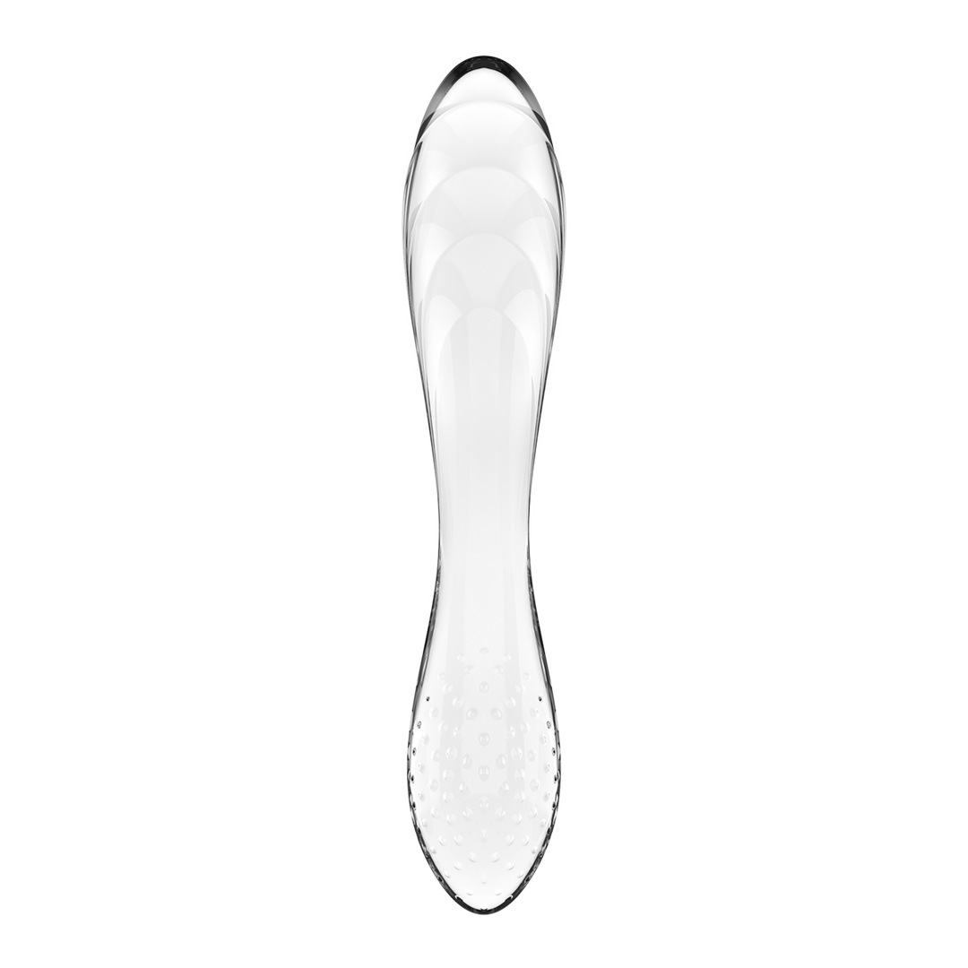 Blitzendes Kristall 1 - Glas Dildo - Transparent