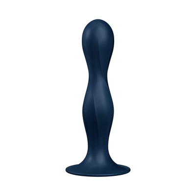 Doppel Ball-R - Gewichteter Dildo - Dunkelblau