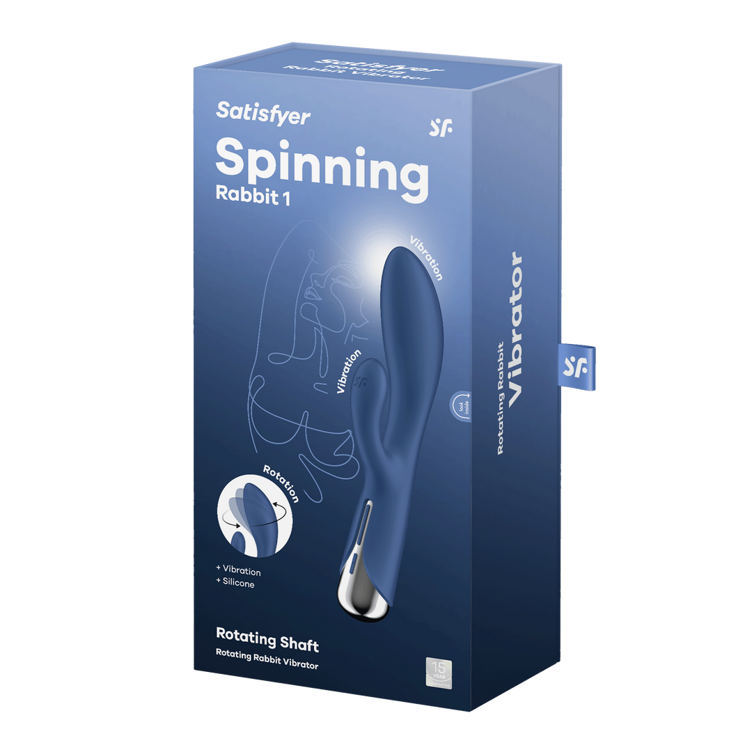 Spinning Rabbit 1 - Rotierender Rabbit Vibrator - Blau