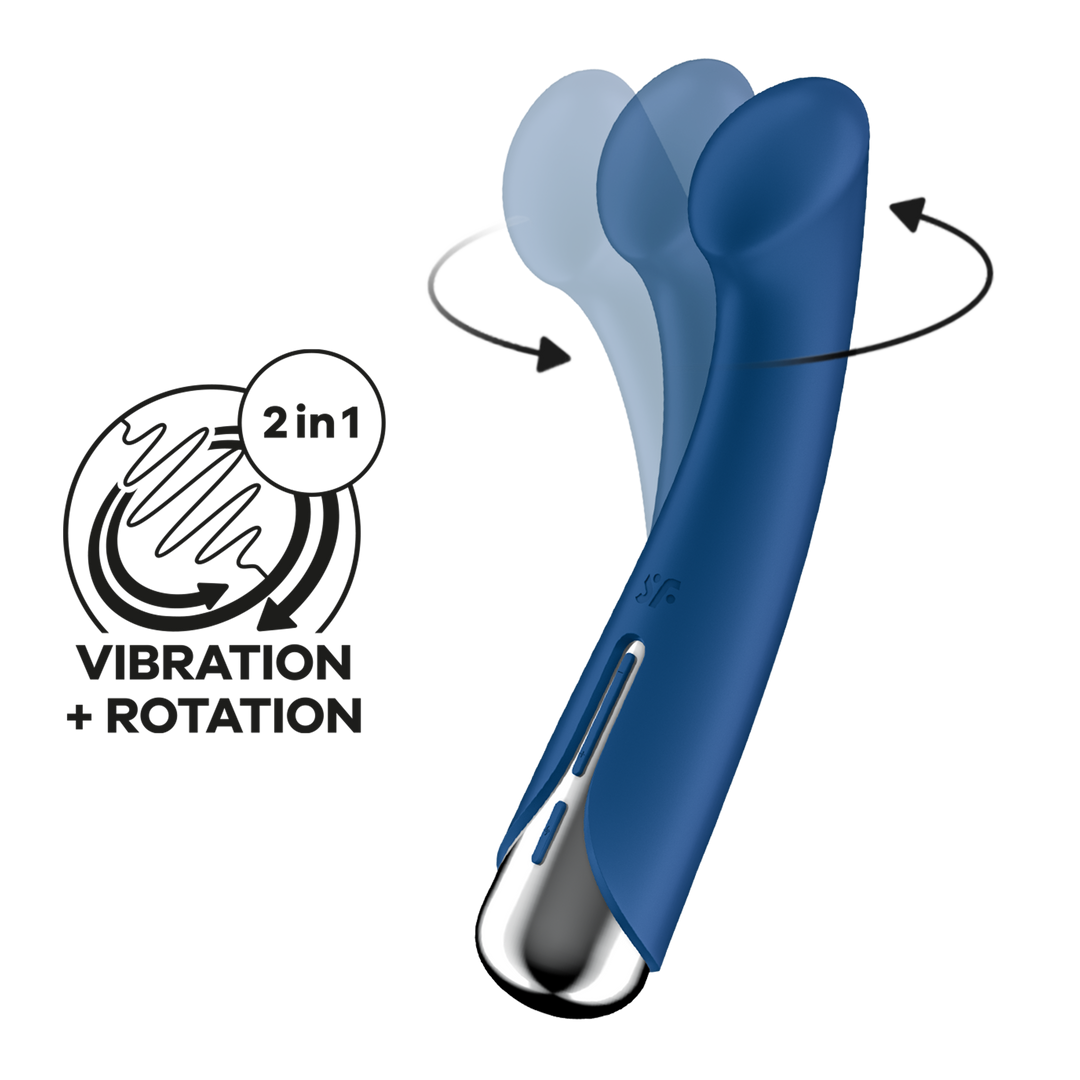 Spinning G-Spot 1 - Rotierender G-Spot Vibrator - Blau